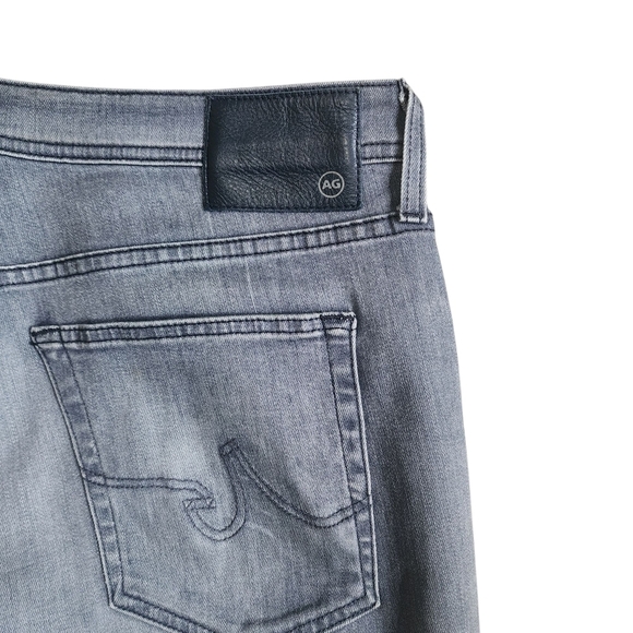 Ag Adriano Goldschmeid The Everett Slim Straight Gray Jeans - 36R - Picture 7 of 16